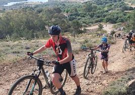 La subida al puerto de los Castaños fue dura