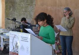 Una de las participantes pasadas las dos y media de la tarde