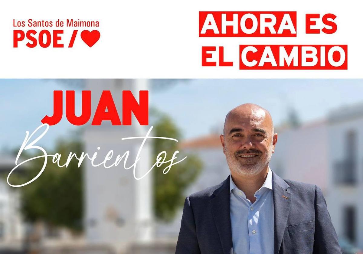 Cartel del anuncio del mitin