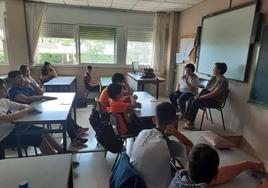 Un momento de la charla