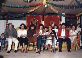 Primera fiesta en la Barriada