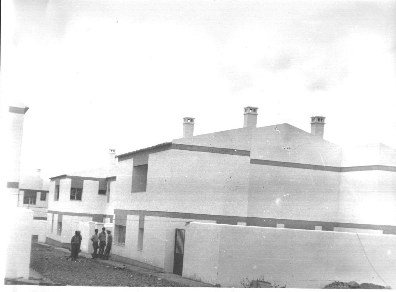 Las casas recién acabadas.