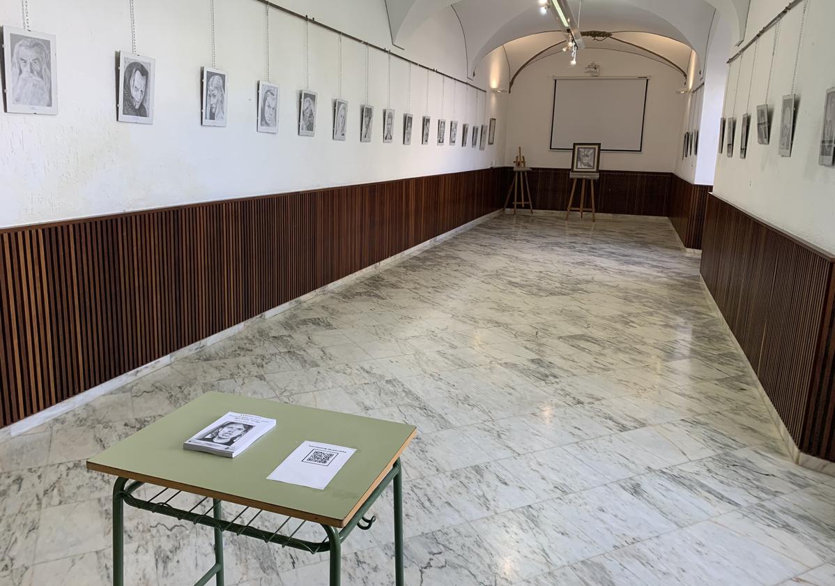Imagen general de la exposición de retratos