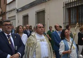 José Antonio Sequeda en una procesión
