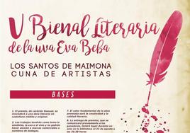Cartel de la bienal literaria
