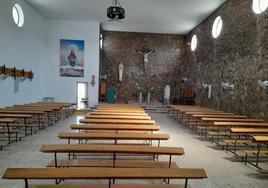 Nuevo aspecto del interior del templo del santo Ángel