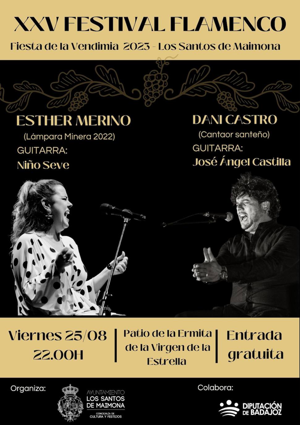 Cartel del XXV Festival Flamenco