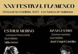 Cartel del XXV Festival Flamenco