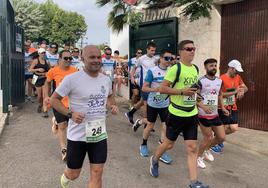 Participantes en el Duatlón