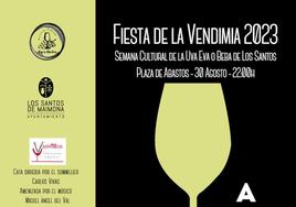 Cartel de la cata de vinos