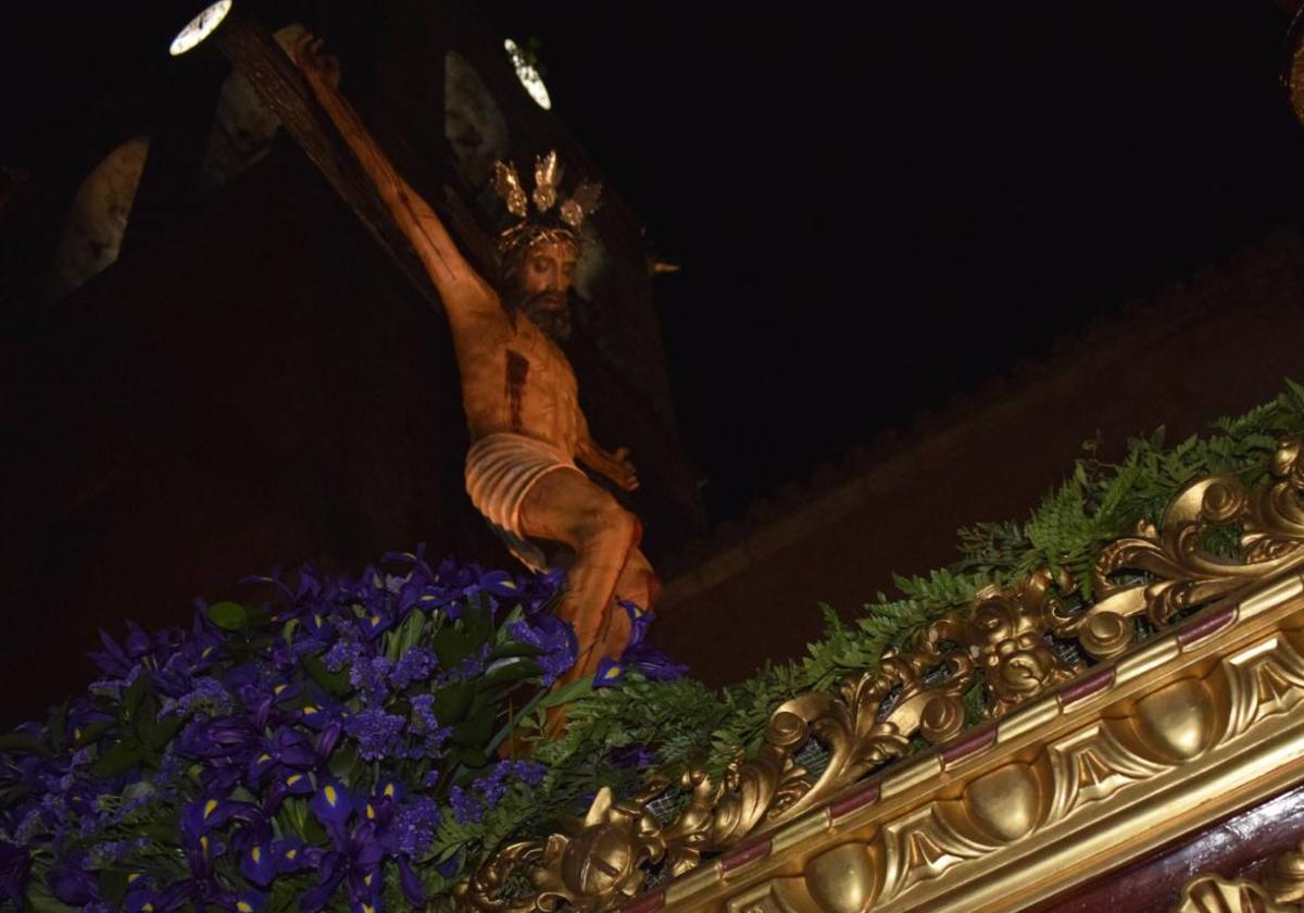 El Cristo de las Misericordias en procesión