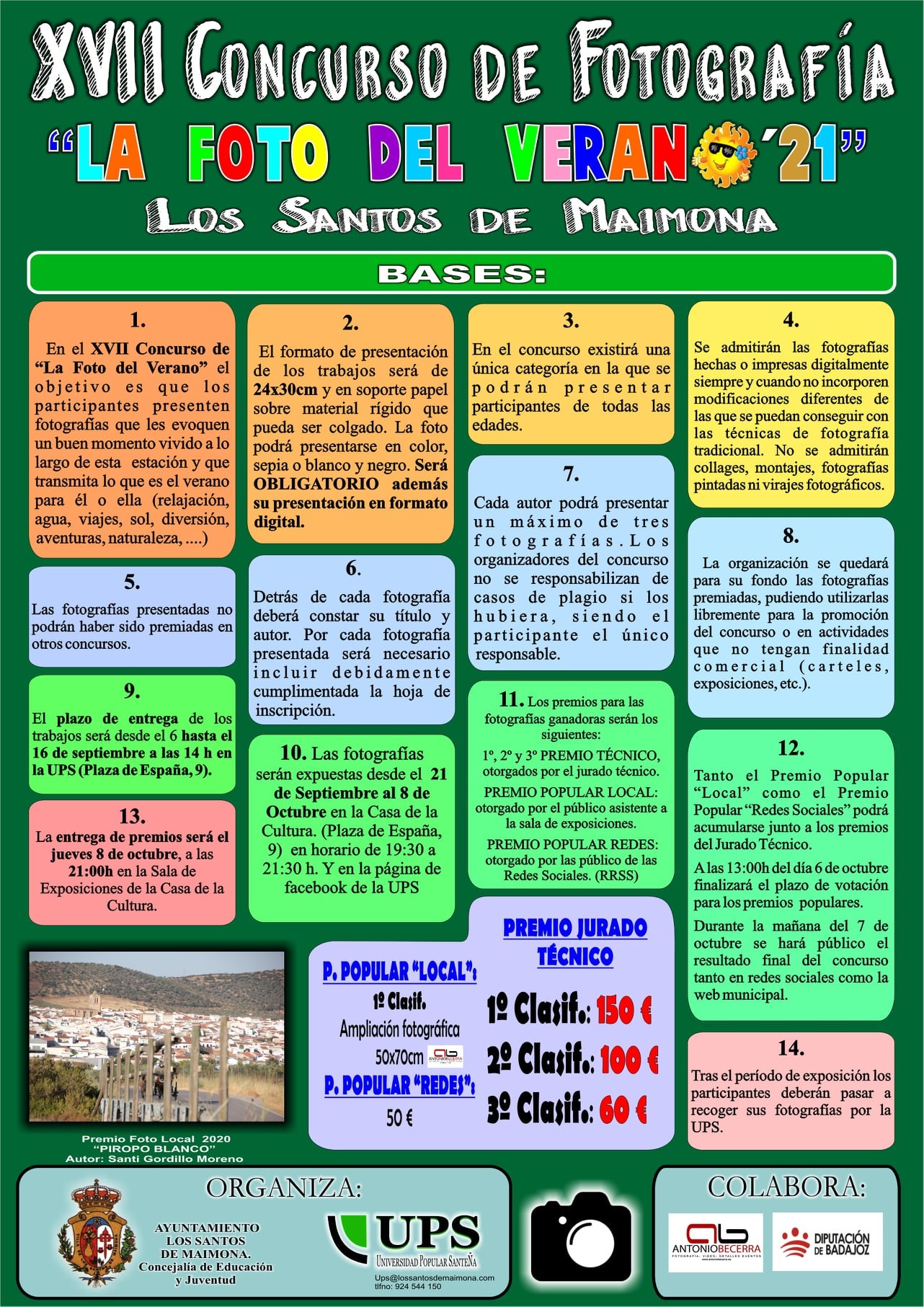 Hasta el 17 de octubre se puede votar para los premios Popular Local y Popular Redes Sociales del concurso 'La Foto del Verano'