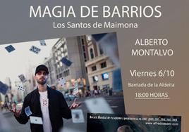 Cartel espectáculos de magia
