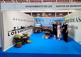 Stand de Los Santos en la feria de Zafra