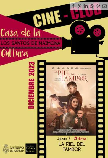 El Cine Club vuelve a la Casa de la Cultura con la película &#039;La Piel del Tambor&#039;