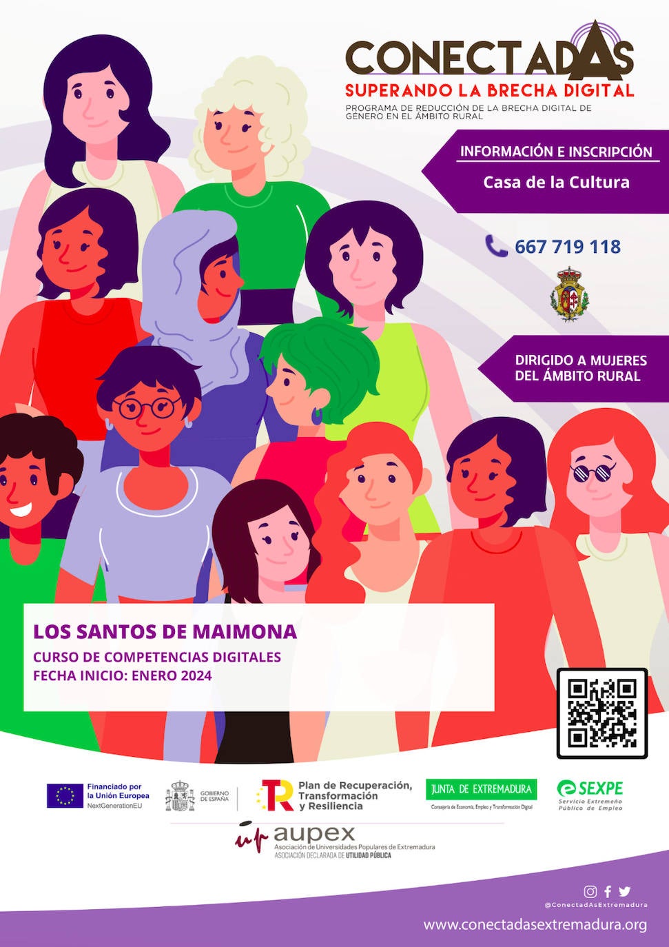 Se amplia para el 2024 el programa 'Conectadas. Superando la brecha digital'