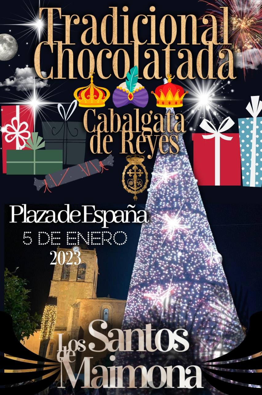 Cartel de la Chocolatada del 5 de enero
