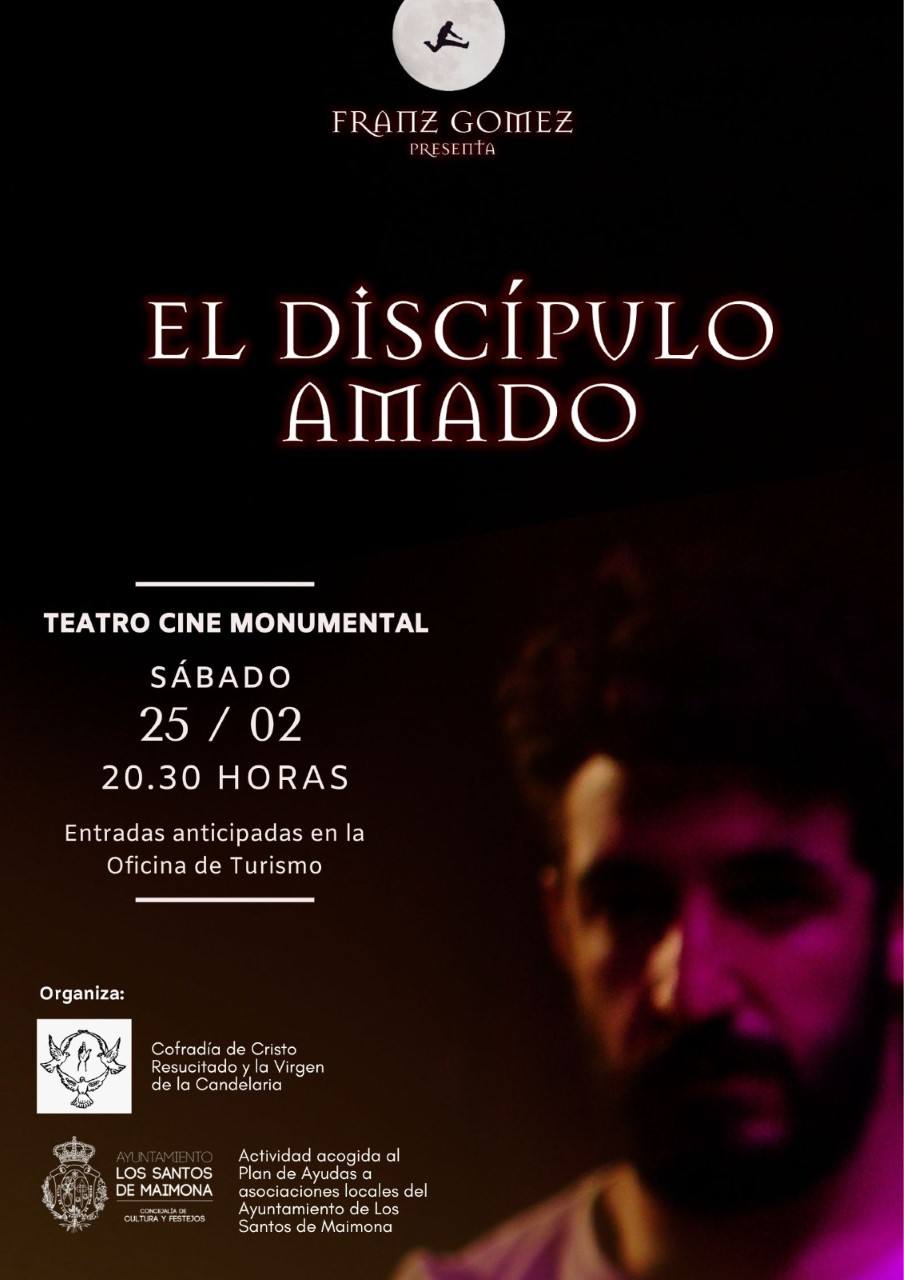 Cartel del monólogo del sábado 