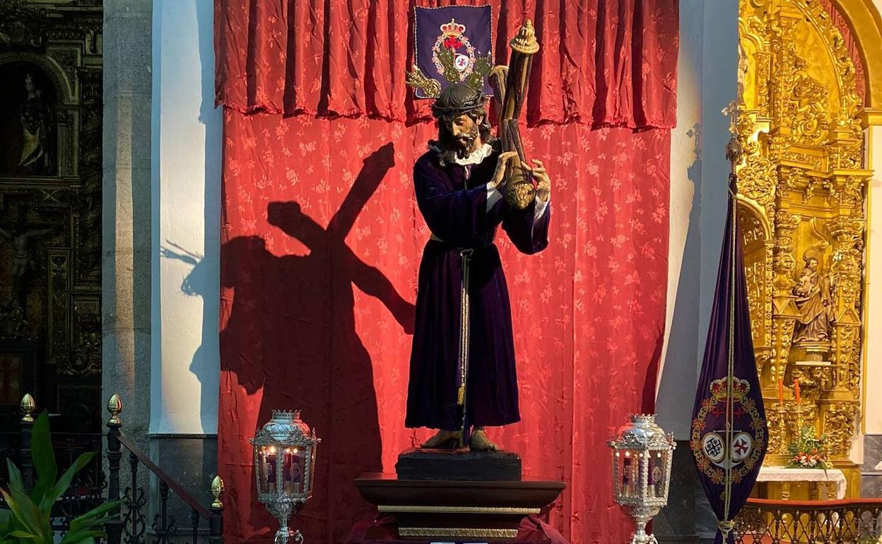 Imahgen del Nazareno en su triduo 