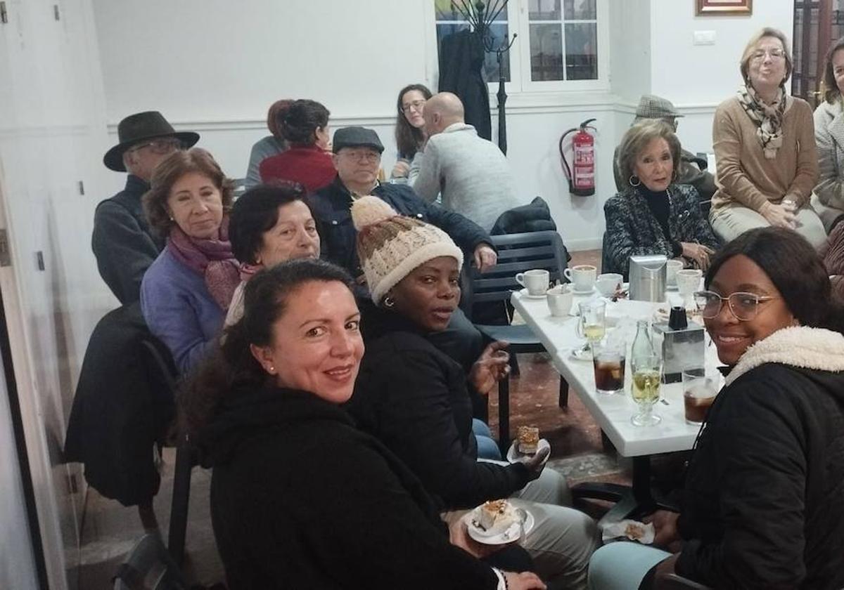 Algunos de los asistentes del grupo