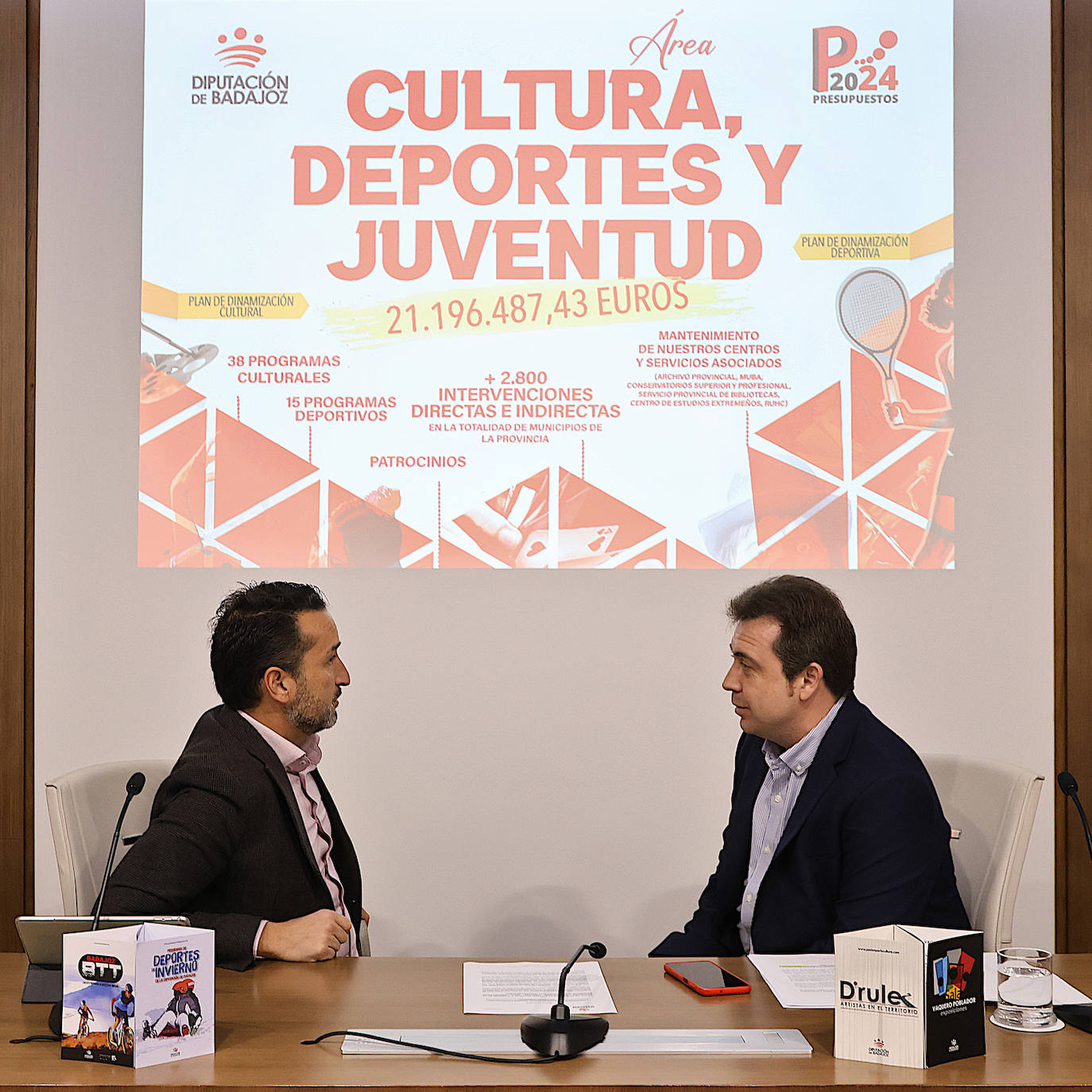 Las actuaciones del Área de Cultura, Deportes y Juventud integran 50 programas, 38 culturales y 15 deportivos, superando las 2.800 intervenciones en nuestros pueblos