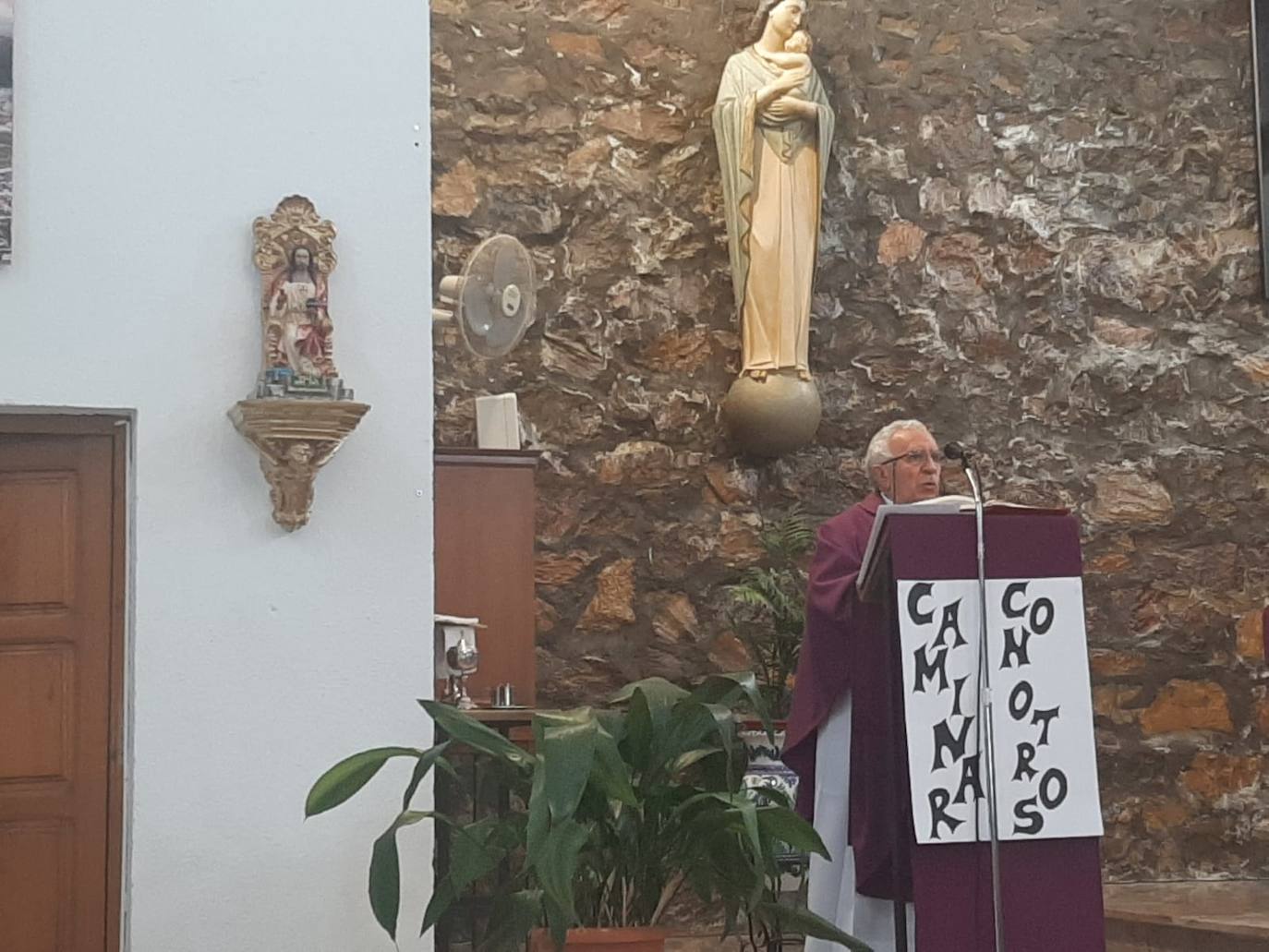 Celebración en el Santo Ángel