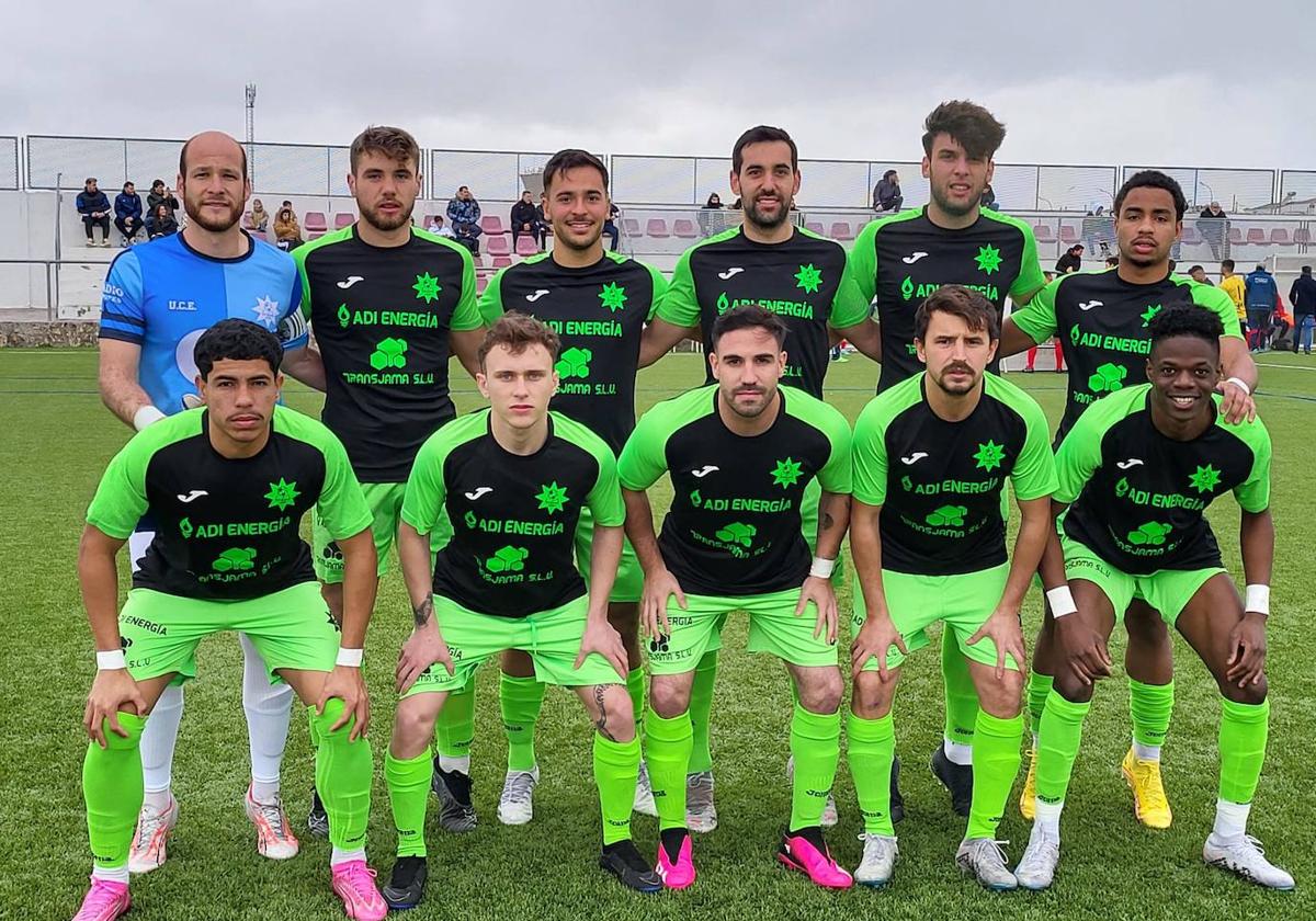 Once inicial de la Estrella en Usagre