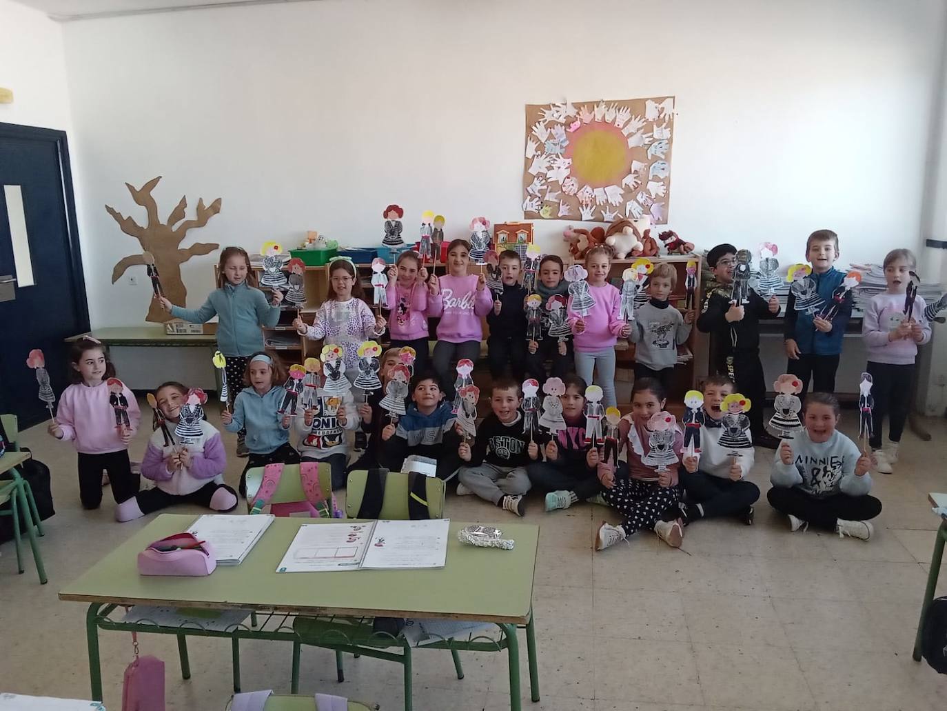 Alumnos durante la Semanna de Extremadura