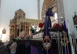 Los pasos delM Nazareno y la Esperanza no pudieron salir por culpa de la lluvia