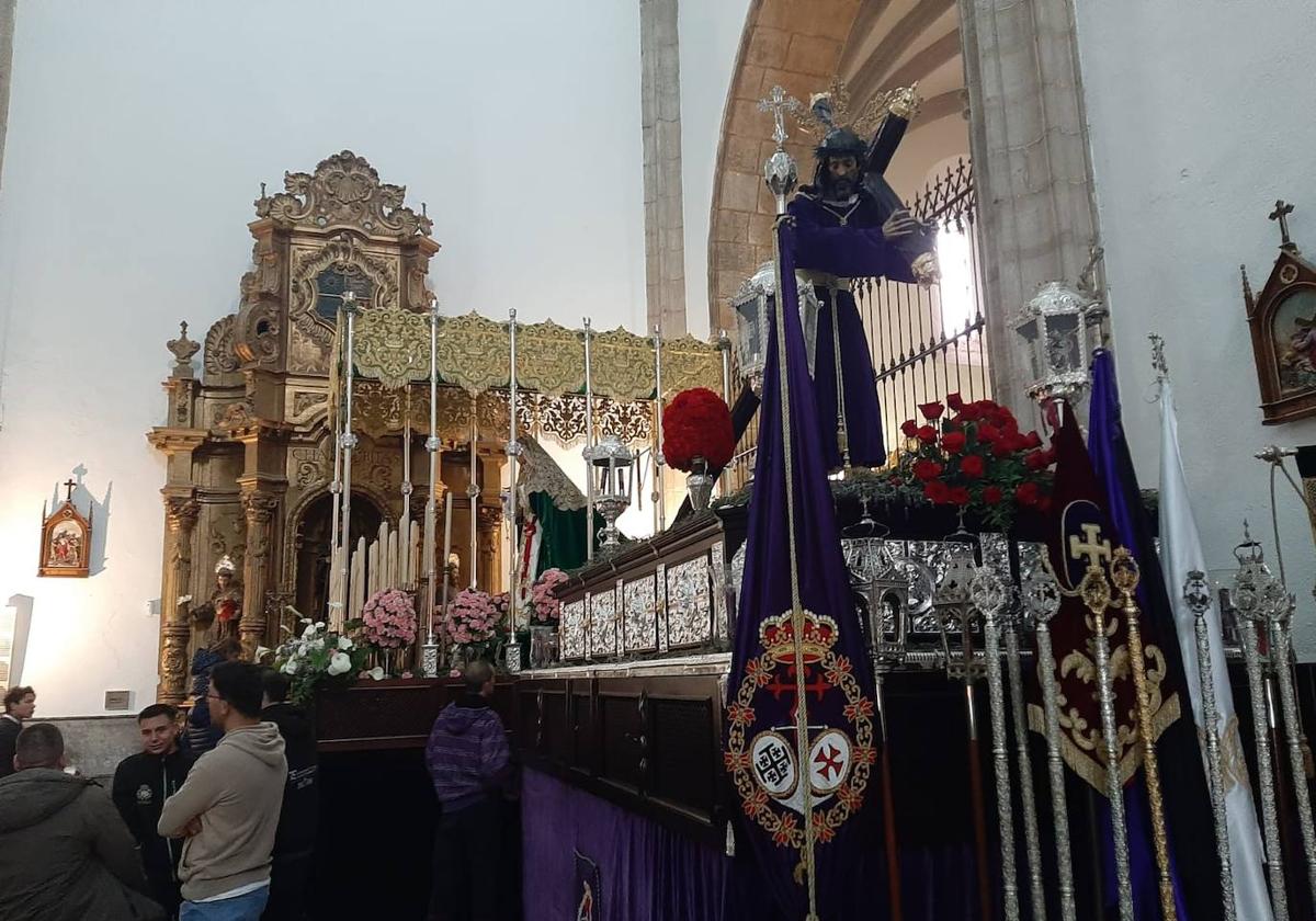 Los pasos delM Nazareno y la Esperanza no pudieron salir por culpa de la lluvia