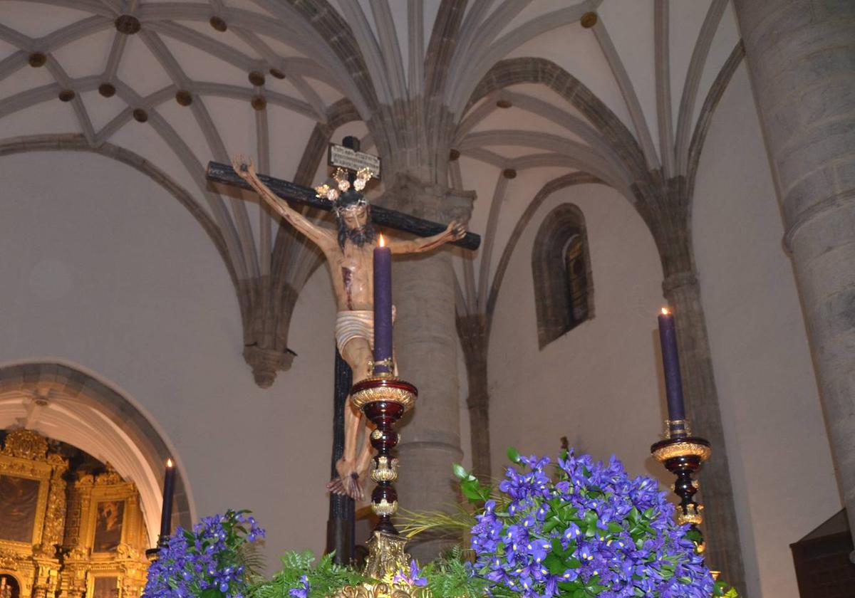 El Cristo de las Misericordias en el templo