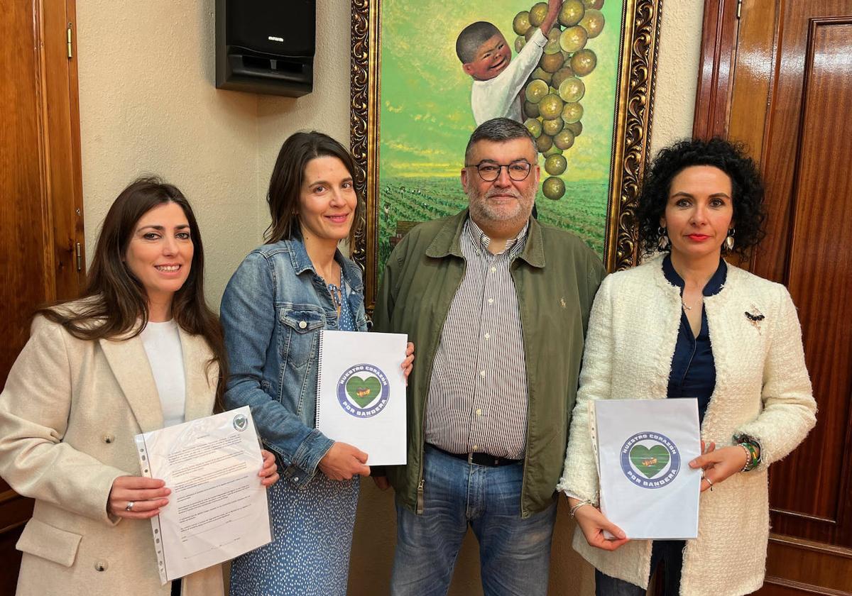 Las representantes de la plataforma