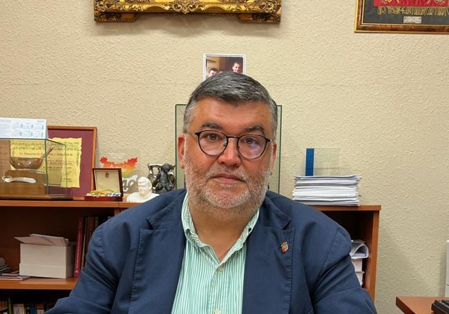 Manuel Lavado durante la entrevista