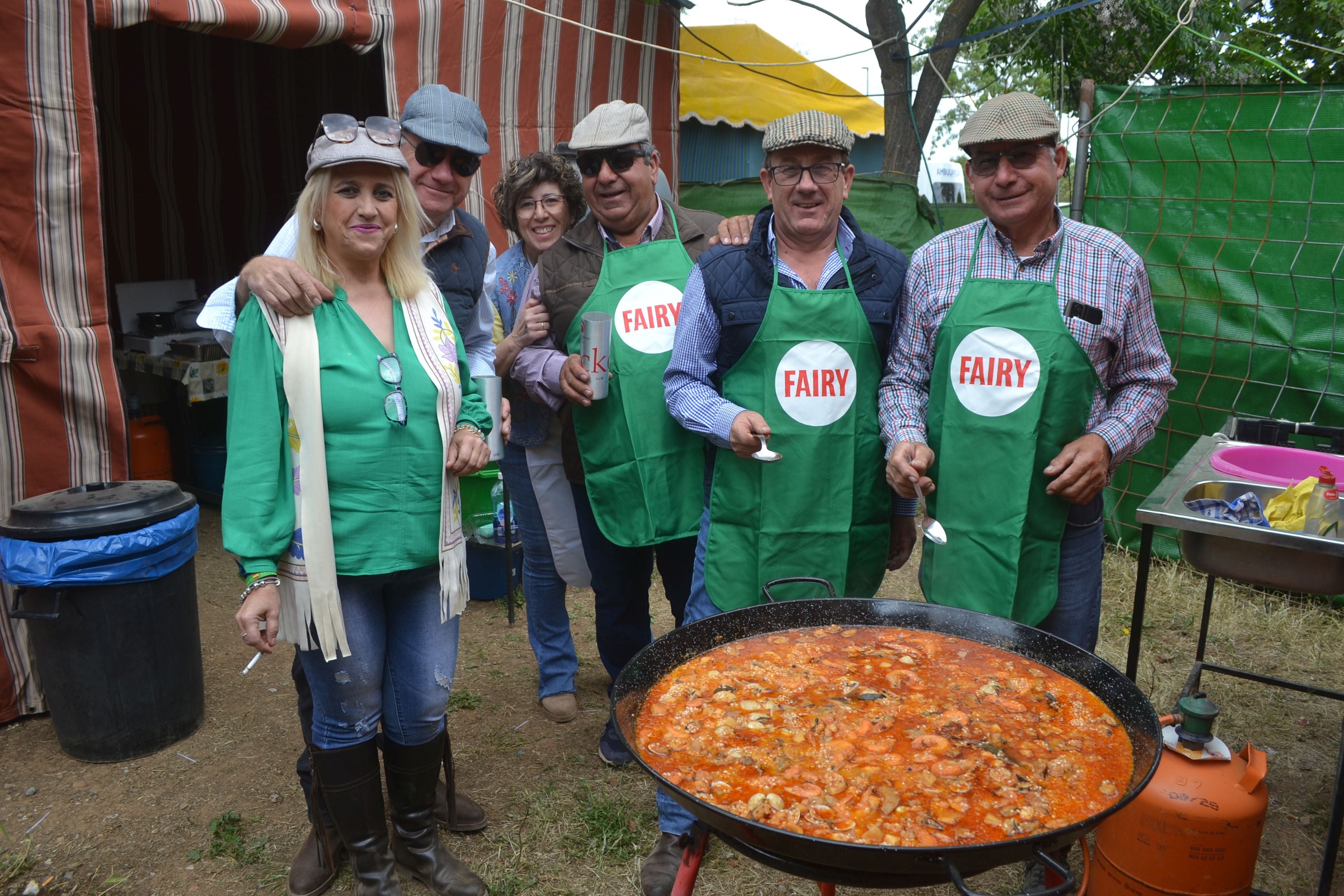 En esta peña apostaron por el arroz.
