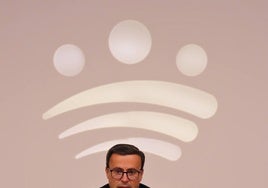 El presidente de la Diputación de Badajoz, Miguel Ángel Gallardo