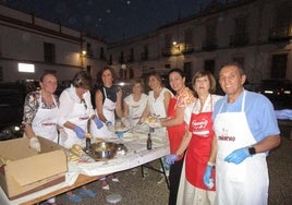 Preparando los montados