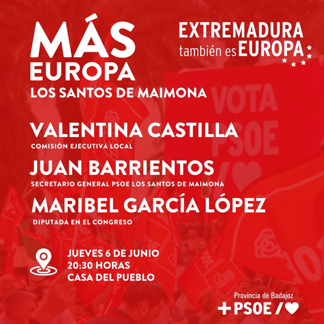 El PSOE celebra un acto pre-electoral este jueves en la Casa del Pueblo