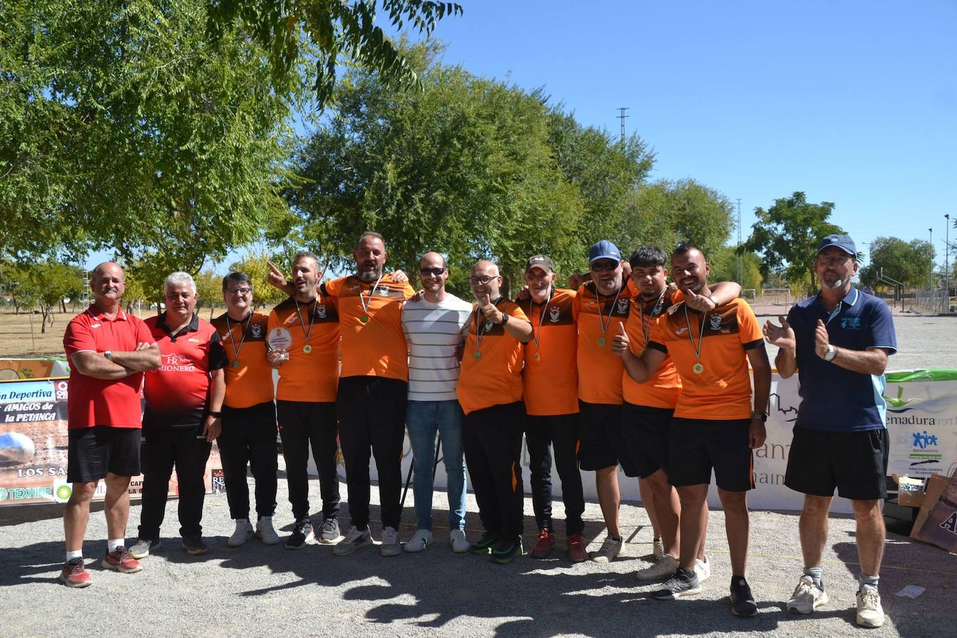 Club barriada de Llera campeones masculinos