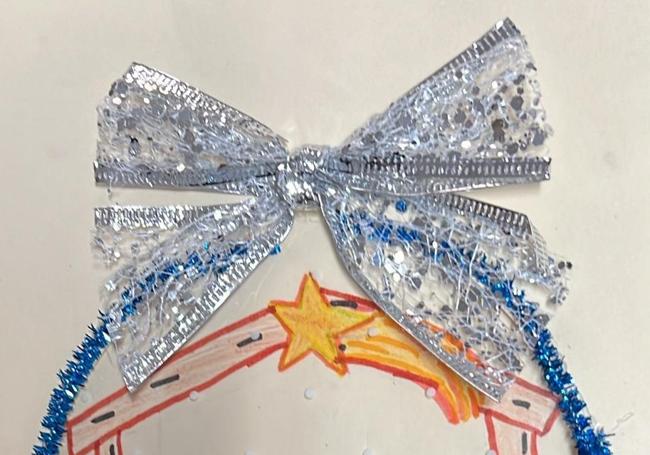 Otra bonita postal hecha por un niño