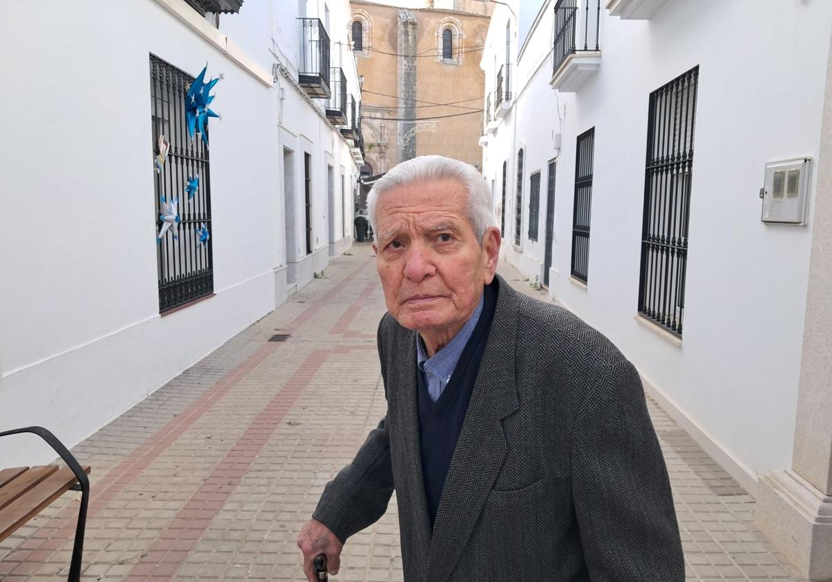 Julio Blanco, ayer día en que cumplió 101 años