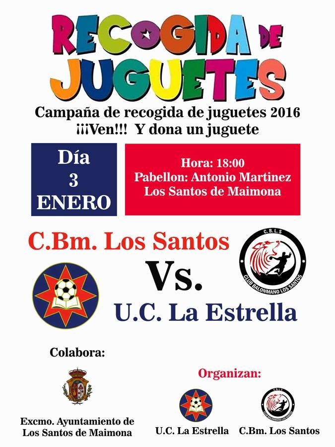 CArtel de la primera edición de este simpatico torneo, destinado a que ningún niño santeño se quede sin juguetes