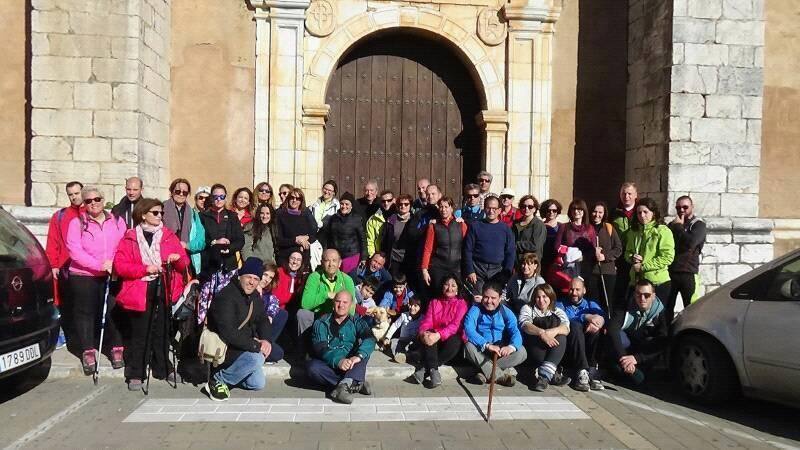 Participantes en la ruta 