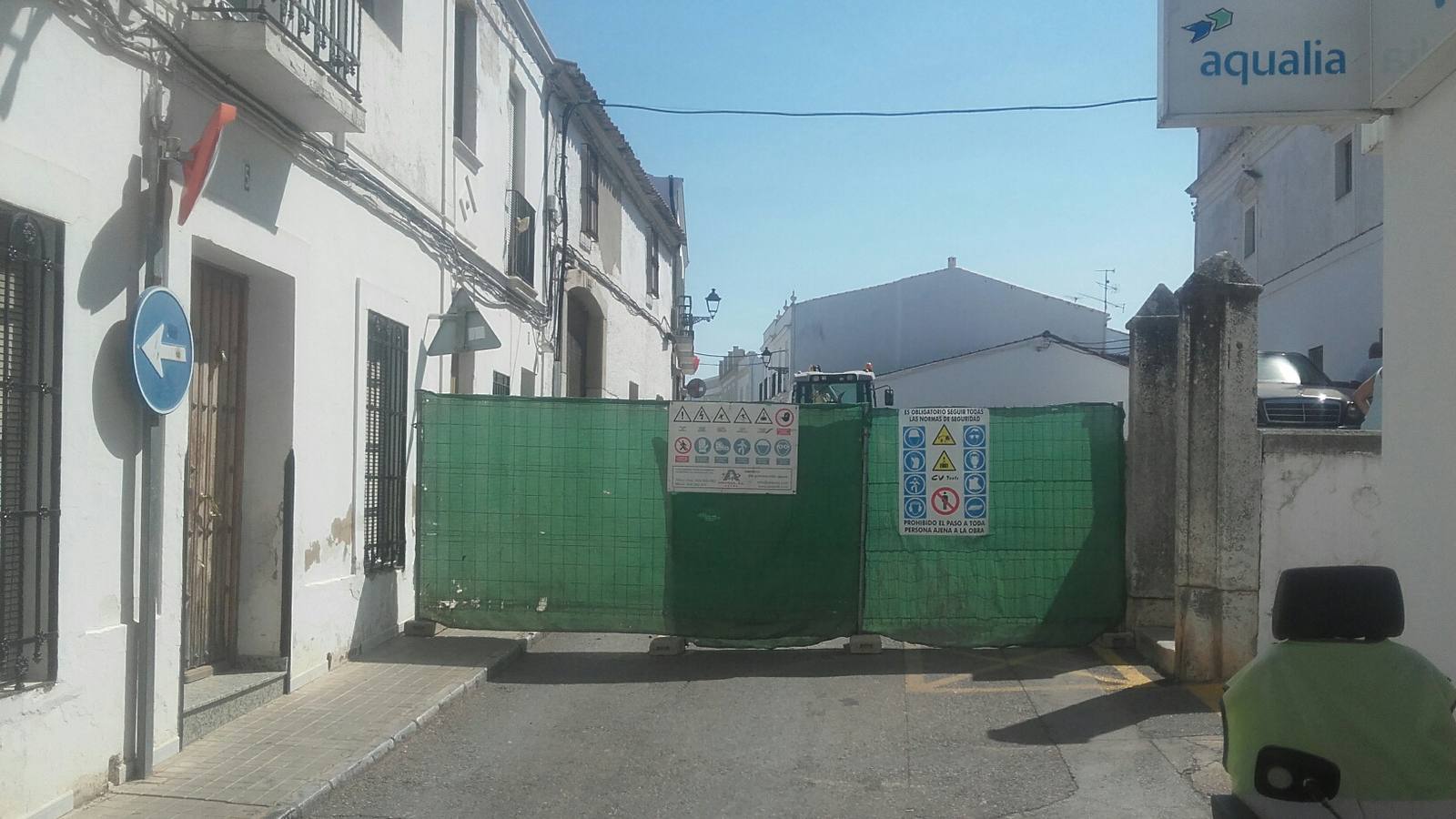Cortada al tráfico rodado 