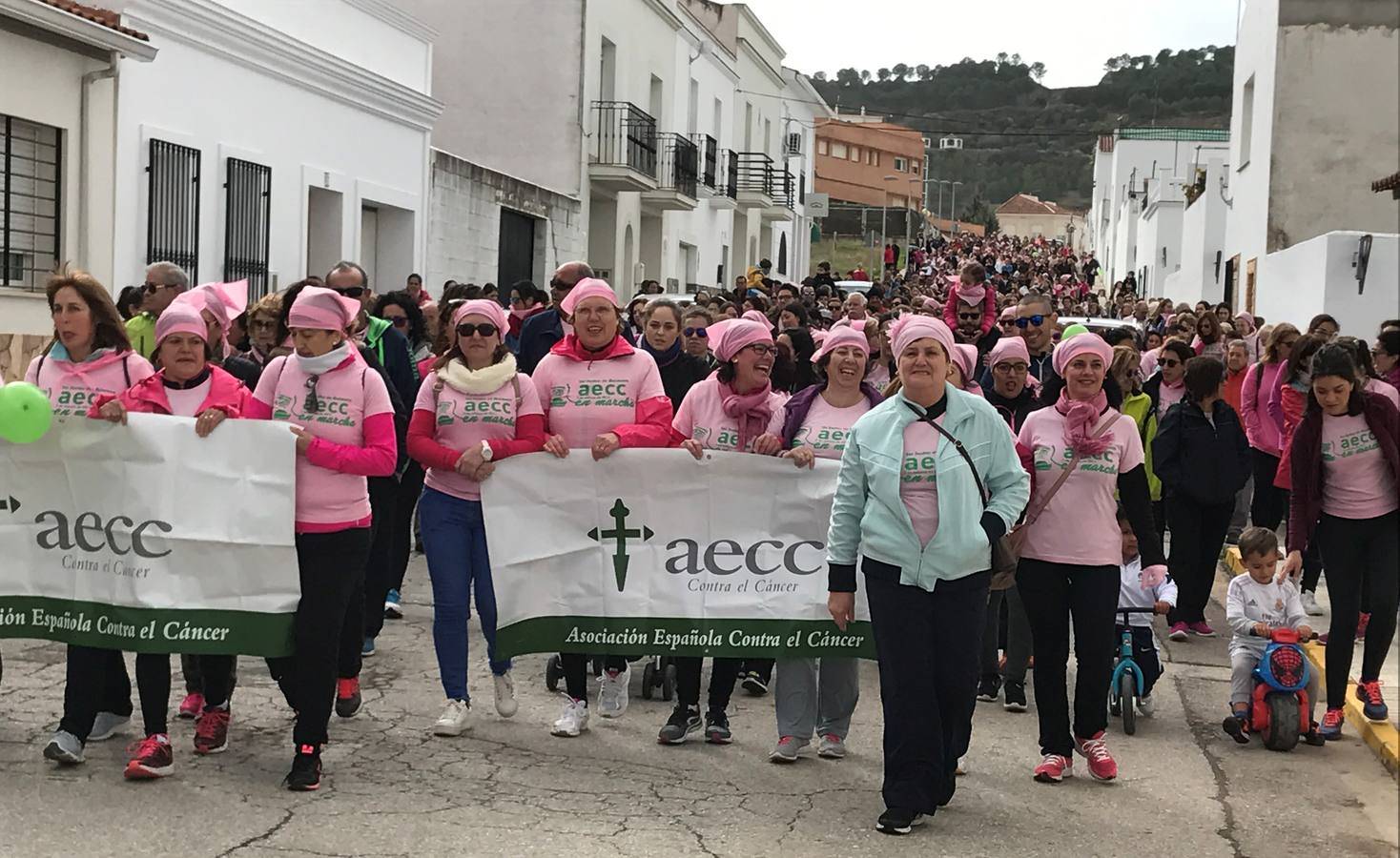 Caminata solidaria de la AECC en 2017 