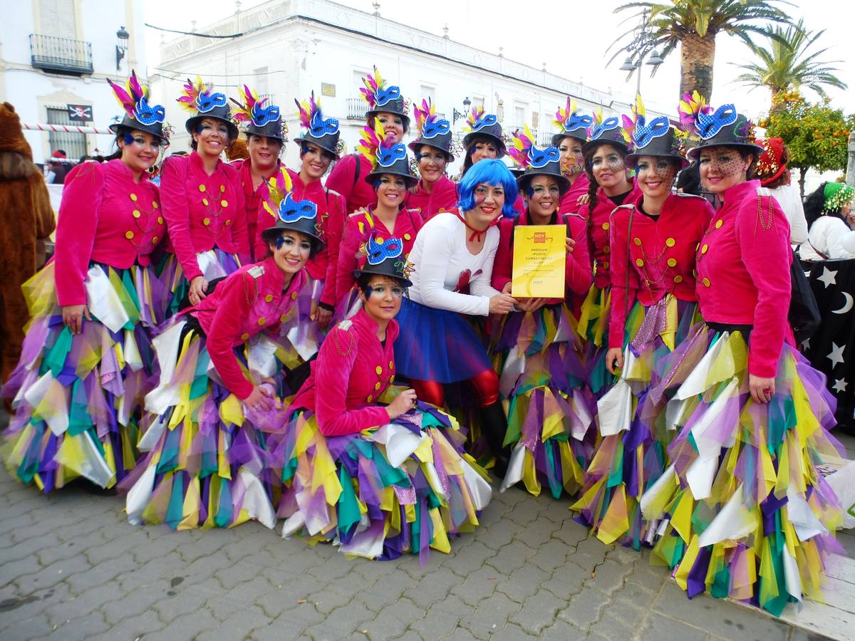 Entrega de uno de los premios Punto Carnavalero del HOY Los Santos durante el Carnaval de 2017 