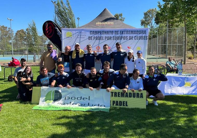 Pádel Malpartida asciende a Segunda División del Pádel Extremeño
