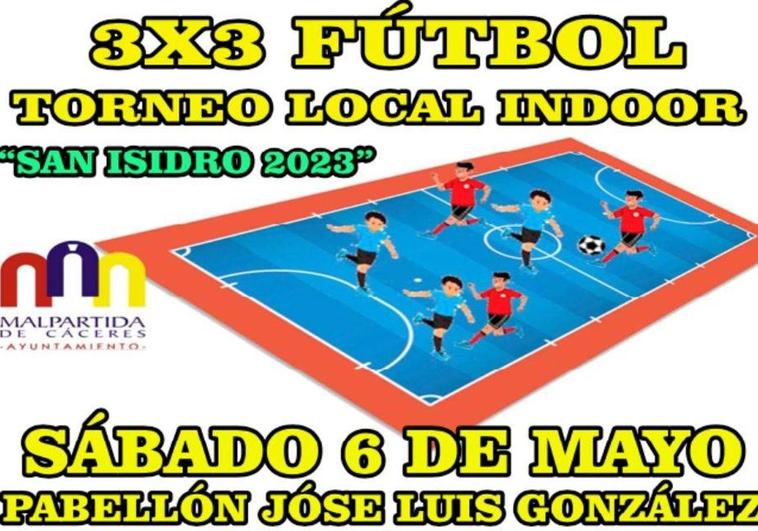 Inscripciones abiertas para el Torneo 3x3 de fútbol 'San Isidro 2023'