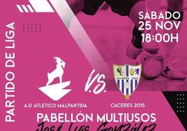 El AD Atlético Malpartida recibe al Cáceres 2015