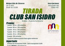Inscripciones abiertas para la Tirada Club San Isidro