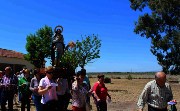 Salida en procesión de San Isidro